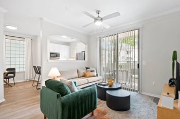 Mission gate model living room